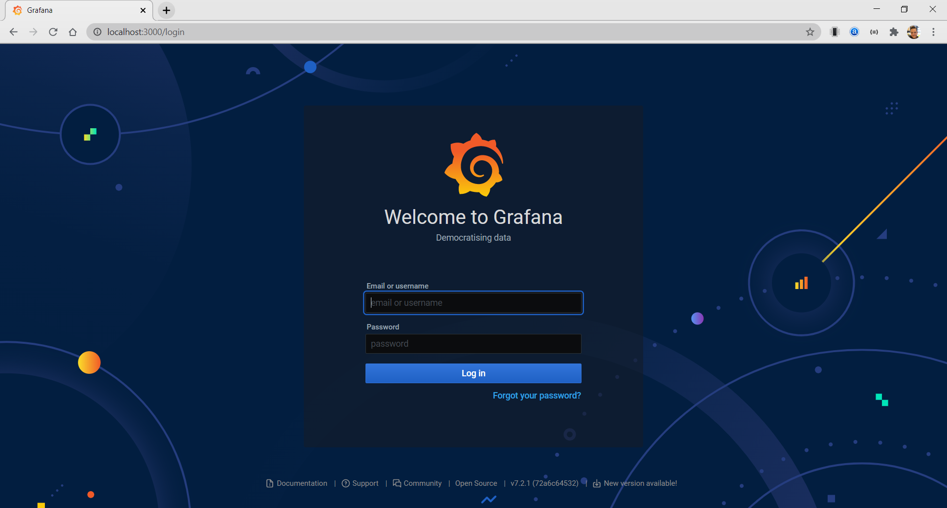 Grafana UI
